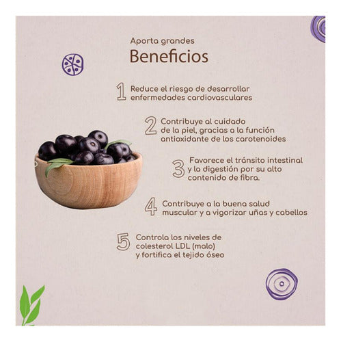 In Nature Acai Puro 500mg Por Cápsula (120 Cápsulas) 1