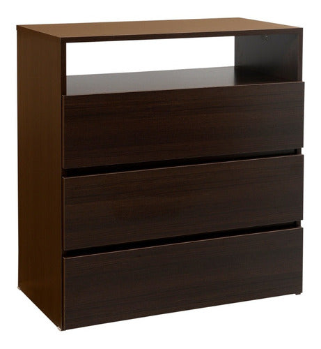 Dielfe Modern Dresser with 3 Drawers – 15mm Melamine Construction 5