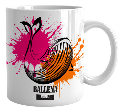 Waved Taza Ballena Animal Series 0