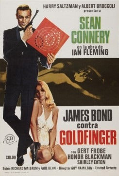 James Bond 007 Goldfinger 1964 - Poster 45x30 Cm 0