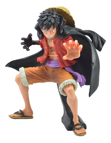 Figura Muñeco Gashapone One Piece Luffy Con Capa 6