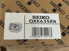 Seiko Silent Electro Vintage Square Alarm Clock QXK635RN 2