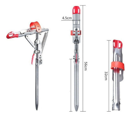 Suporte Vara Pesca Mola Automático Suporte Para Vara Pescar 2