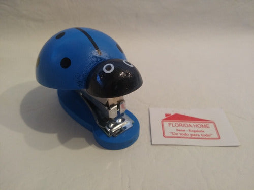 Ladybug Stapler Staple Remover N°10 - San Antonio Cow Pattern 1