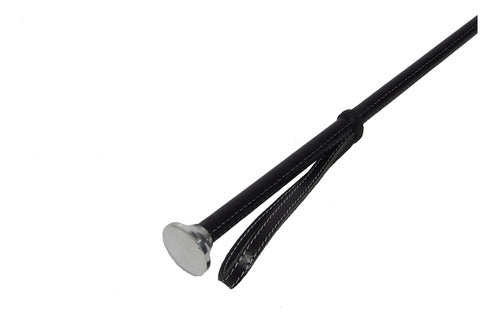 Crespo Leather Jump Whip with Metal Ferrule 1