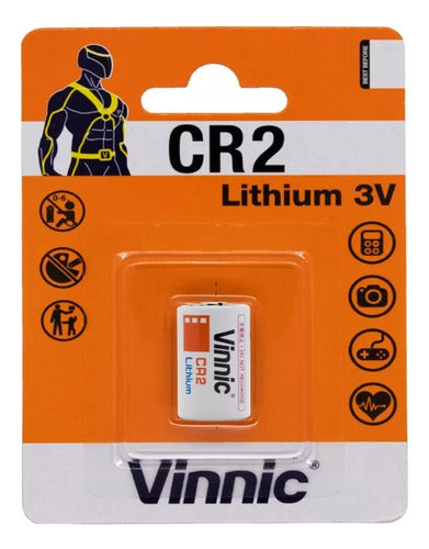 Vinnic Lithium CR2 3V Battery Blister Pack x 1 Unit 0