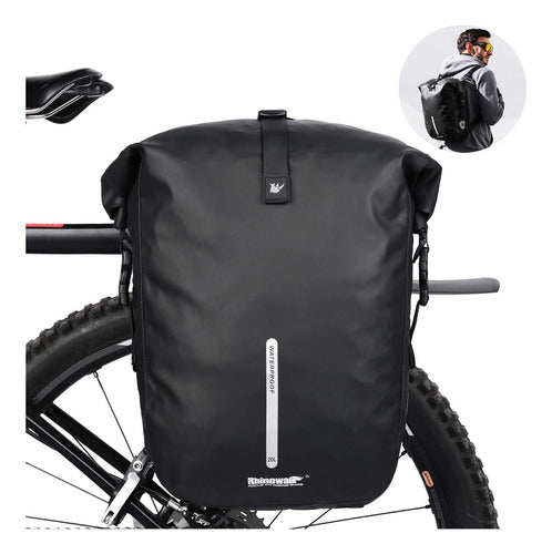 Rhinowalk - Bicycle Panniers (20L, Laptop Storage Bag) 0