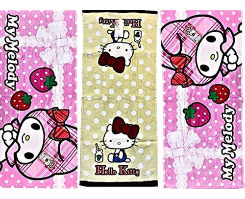 Toalla De Baño Royal Girls Hello Kitty Terry, 15 X 30 (paque 0