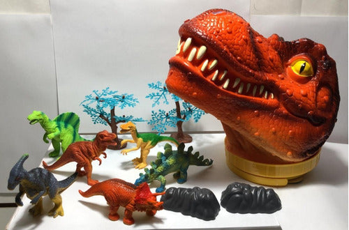 Dinosaur Head Jar with 10 Accessories Toyshop W2934/4 SRJ 4