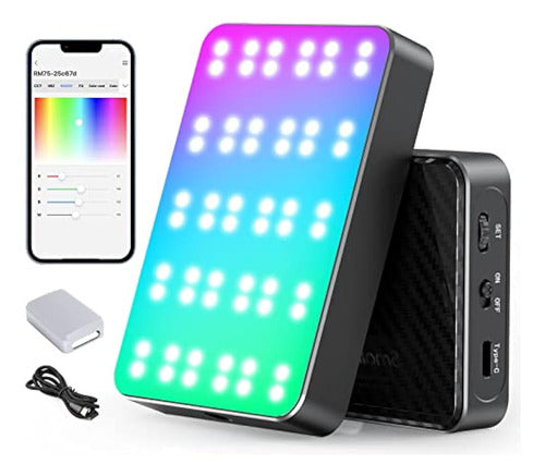 Luz De Video Led Rgb Smallrig, Panel De Video Led Rgbww Port 0