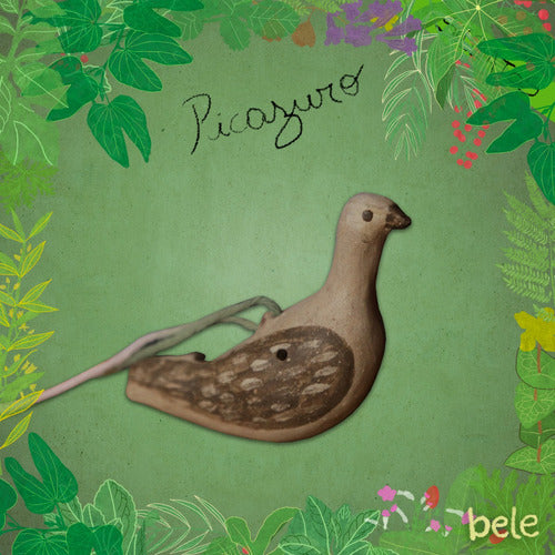 Silbatos Con Forma De Pajaro Nativo De Ceramica - Bele 3