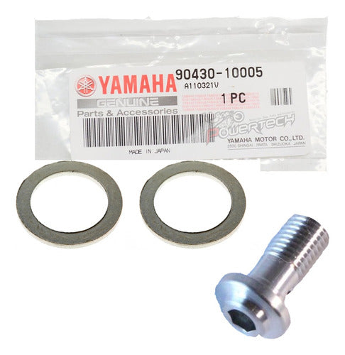 Kit Tornillo Arandelas Flexible Bomba Freno Yzf 250 08 - 16 0