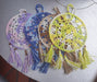 Set of 3 Crocheted Medium Dreamcatcher Mandala Mandalas 3