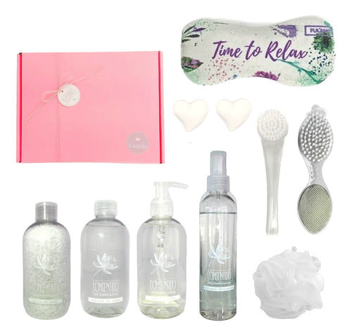 Jasmine Spa Zen Relaxation Gift Box Set for Her - Set Kit Caja Regalo Empresarial Mujer Box Jazmín Spa Zen N09