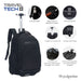 Travel Tech Notebook Backpack with Trolley - Model 16021 1