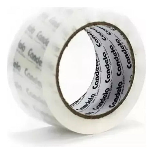 Candela Transparent Packing Tape 100m X 6u 0