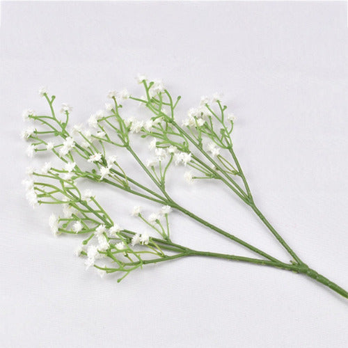 Flores Artificiales Decorativas Vara De 60cm Gypsophila 1