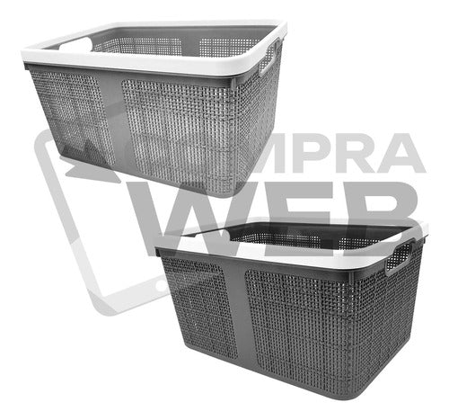 COMPRA WEB Canasto Plástico, Caja Organizadora 30x21 Baño Cocina 13261 4