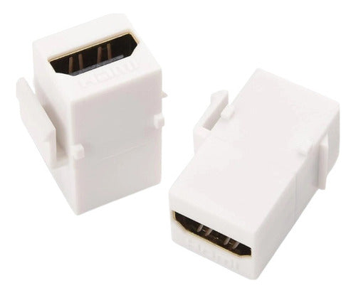 Keystone Emenda Hdmi Para Conexões De Áudio E Vídeo - Branco 3