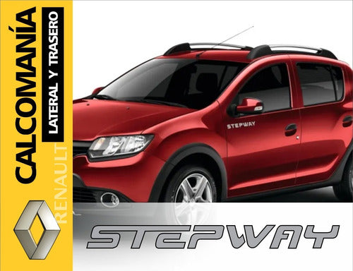 Calcosport Kit Calcomanias Laterales Y Trasero Renault Sandero Stepway 0