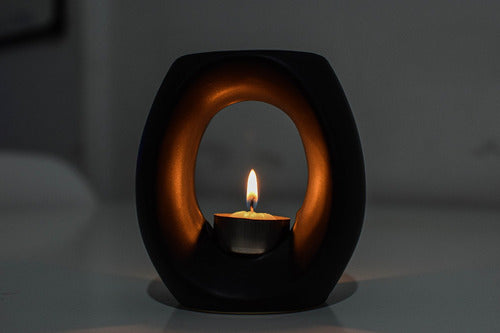 Iluminarte Aromatherapy Humidifier Oil Warmer with Candle 1