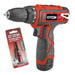 Equus Cordless Drill/Driver 12V with 1 Lithium Battery 0