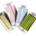 30 Printed Fabric Iron-On Name Tags. Iron-On Application! 0