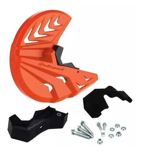 Polisport Front Brake Disc Cover for KTM EXC 125 2T 2008 to 2015 2