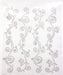 Glanz Hotfix Adhesive Rhinestone Transfer Iron-On Arabesques Leaves 0