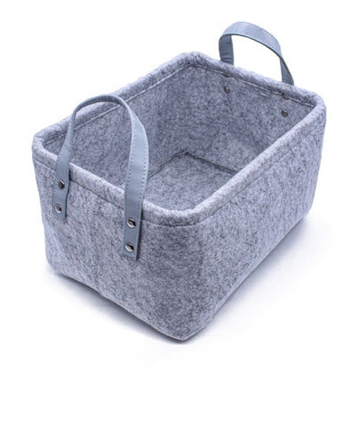 Feel Bazar Rectangular Felt Organizer Basket Deco N1 4