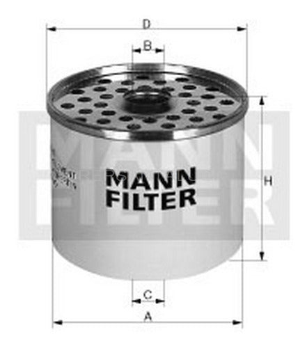 Mann Filter Filtro Combustible Perkins - Peugeot 504 Xd2 . 505 0