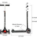 Scooter Para Niños - Eedan Patinete De 3 Ruedas Con Mango De 4