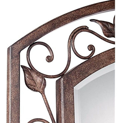 Franklin Iron Works Eden Park Bronce Espejo De Pared Con Arc 0