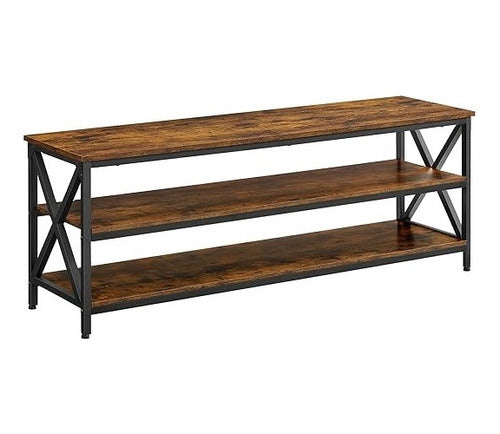 Expomuebles Industrial Style Table With Two Shelves and Design 0