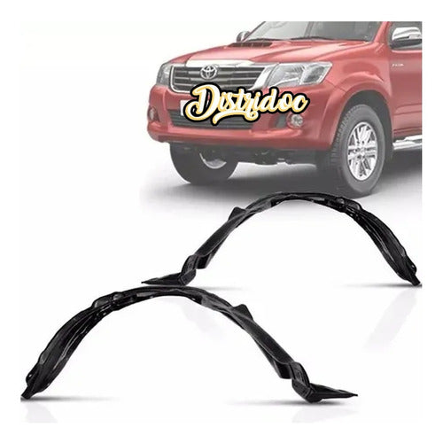 Pasarruedas Kit X2 Guardaplast Hilux 2012 A 2015 Delanteros 4