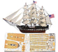 Uss Constitution Escala 1.200 Papercraft 0