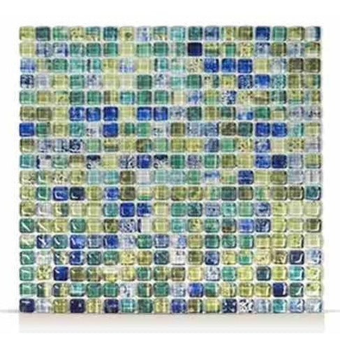 Malla De Vidrio India Aqua 30x30 - Piu 0