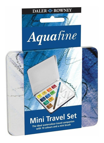 Daler Rowney Travel Mini Watercolor Set X10 0