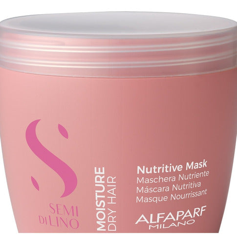 Alfaparf Semi Di Lino Moisture Dry Mascara Nutrititiva 500ml 1