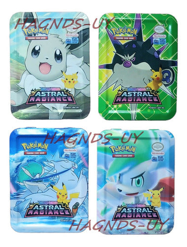 Poke Premium Pokémon Cards Set X2 + 7 Cm Real Size Pokéball 2