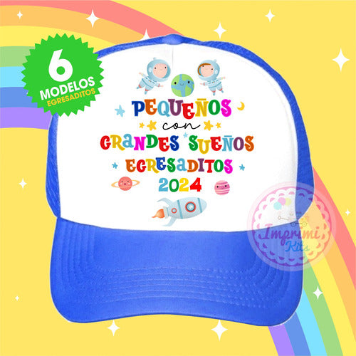 Plantillas Gorras Egresaditos 2024 Jardin Sublimar #4 1