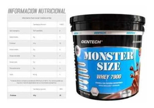 Gentech Proteína 5 Kg Whey Protein 7900 Afa Monster Size 5