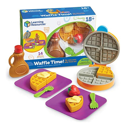 Learning Resources - New Sprouts Waffle Time! Toy Waffle Set 0