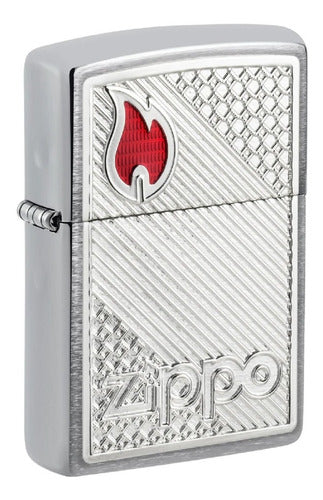 Encendedor Zippo Modelo 48126 Tiles Emblem Design Garantia 0