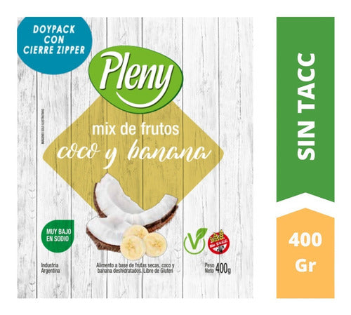 Mix of Dried Fruits with Coconut and Banana x 400g - Gluten-Free 0