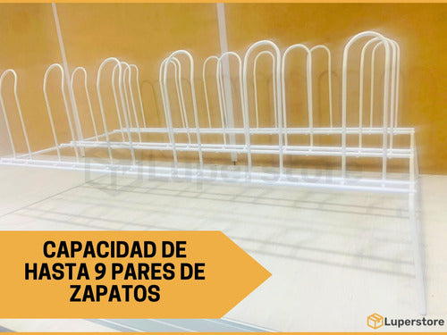 Luperstore Organizador Botinero Para 9 Pares De Zapatos X 2 Unidades 2