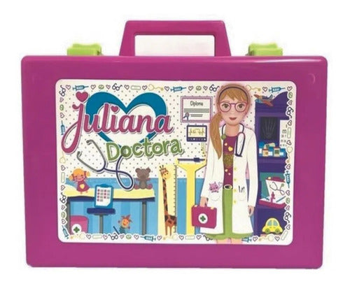 Juliana Doctor Large Medical Kit with Accessories Thermometer Bandage 0