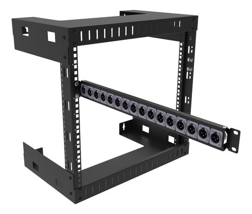 Qiaoyoubang Rack Panel with Hinges 1U 16D with 16 Holes 3