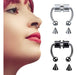 Californian Faux Magnetic Septum Piercing Stainless Steel 1