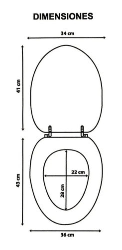 Tapa Asiento De Inodoro Water Mdf Madera Laqueada 3